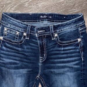 Miss Me Dark Blue Skinny Jeans